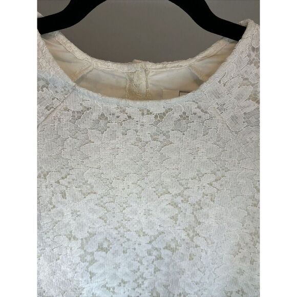 DV DOLCE VITA Sarus Lace Dress-Cut out Back Ivory Sz Small - Picture 5 of 14